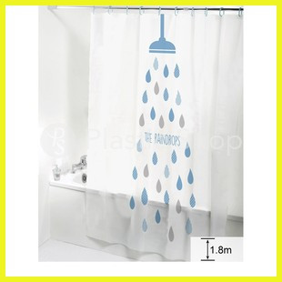 Шторка для ванной комнаты Raindrops