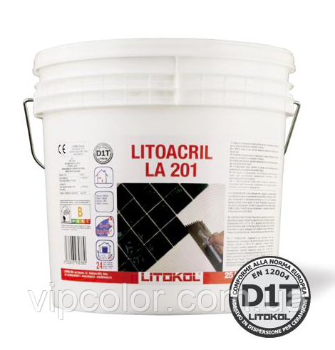 

Litokol Дисперсионный клей Litoacril LA201 10 кг