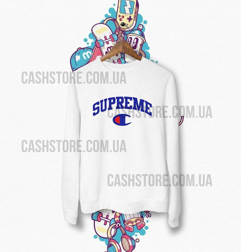 

Cвитшот | Толстовка | Champion x Supreme | Унисекс