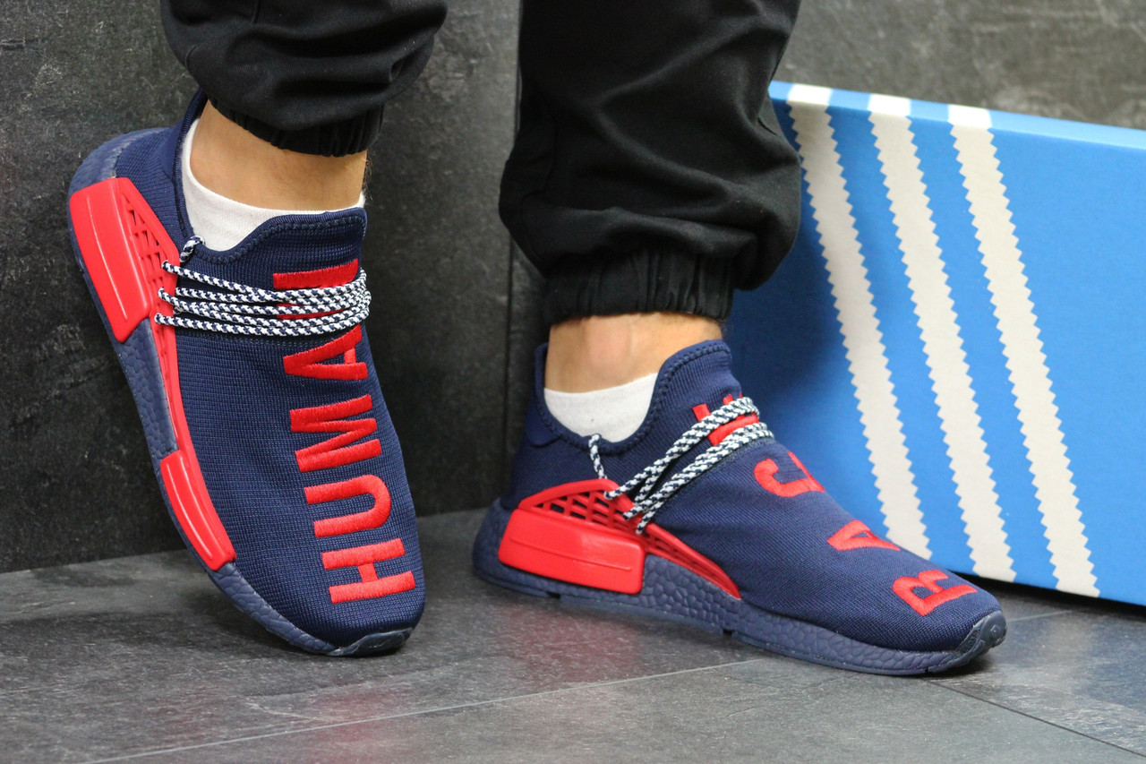 Кроссовки Adidas NMD Human Race, синие с красным, (реплика): продажа, цена  в Днепре. кроссовки, кеды повседневные от 