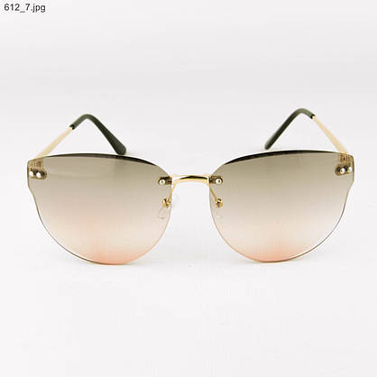 Жіночі сонцезахисні окуляри - Сіро-рожеві - 612, фото 2