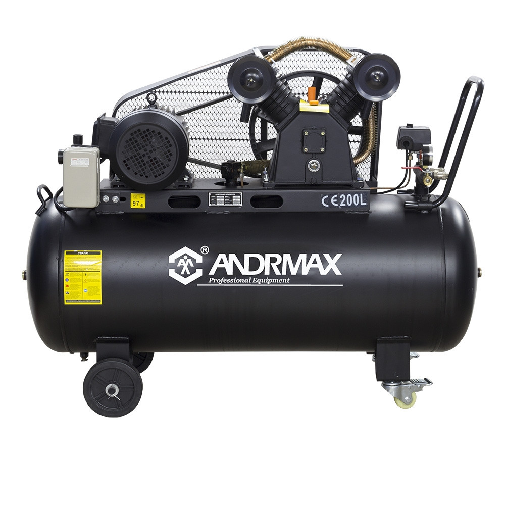 Воздушный компрессор 200 л, 4.0 кВт ANDRMAX: Профессиональный .