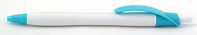 Ручка ber1829 пластикова, блакитна, від 100 шт