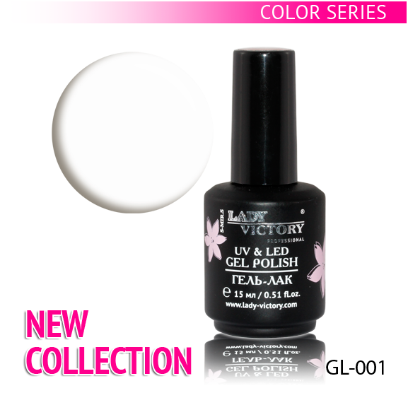 

УФ гель-лак для ногтей NEW COLLECTION Lady Victory 15 мл. LDV GL-001 /23-2