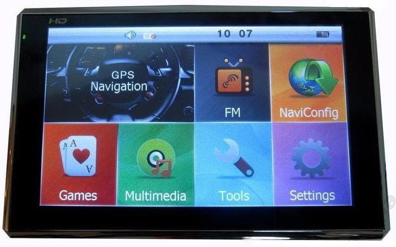 

Навигатор GPS HD 7007 256mb 8gb емкостный экран