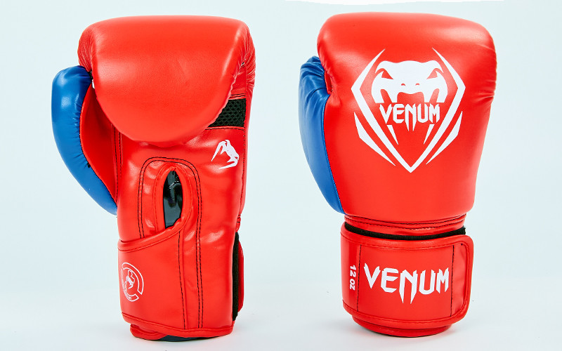 

Перчатки боксерские PU на липучке VENUM