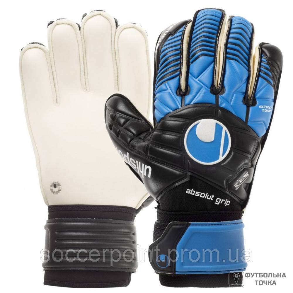 

Вратарские перчатки Uhlsport Eliminator Absolutgrip RF (101101301). Футбольные перчатки для вратарей.