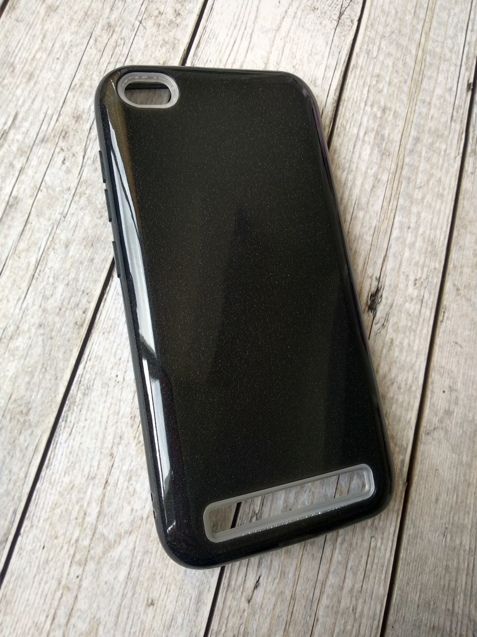 

Чехол Huawei Y6 (2018) Silicone + Plastic Shine black