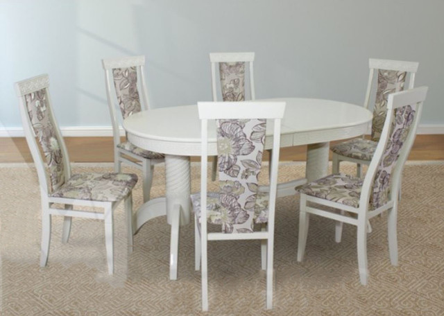 Гарнитур столовый стол и 6 стульев Пьенца (фото 3)
