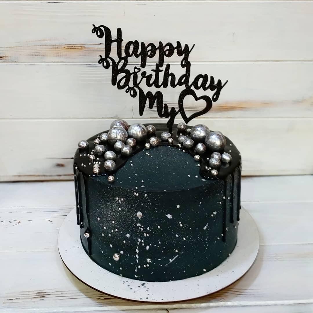 Фото Торта На День Рождения Черный