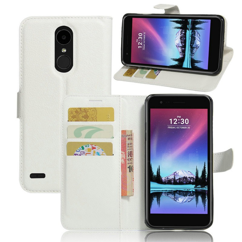 

Чехол-книжка Litchie Wallet для LG K8 2017 Белый