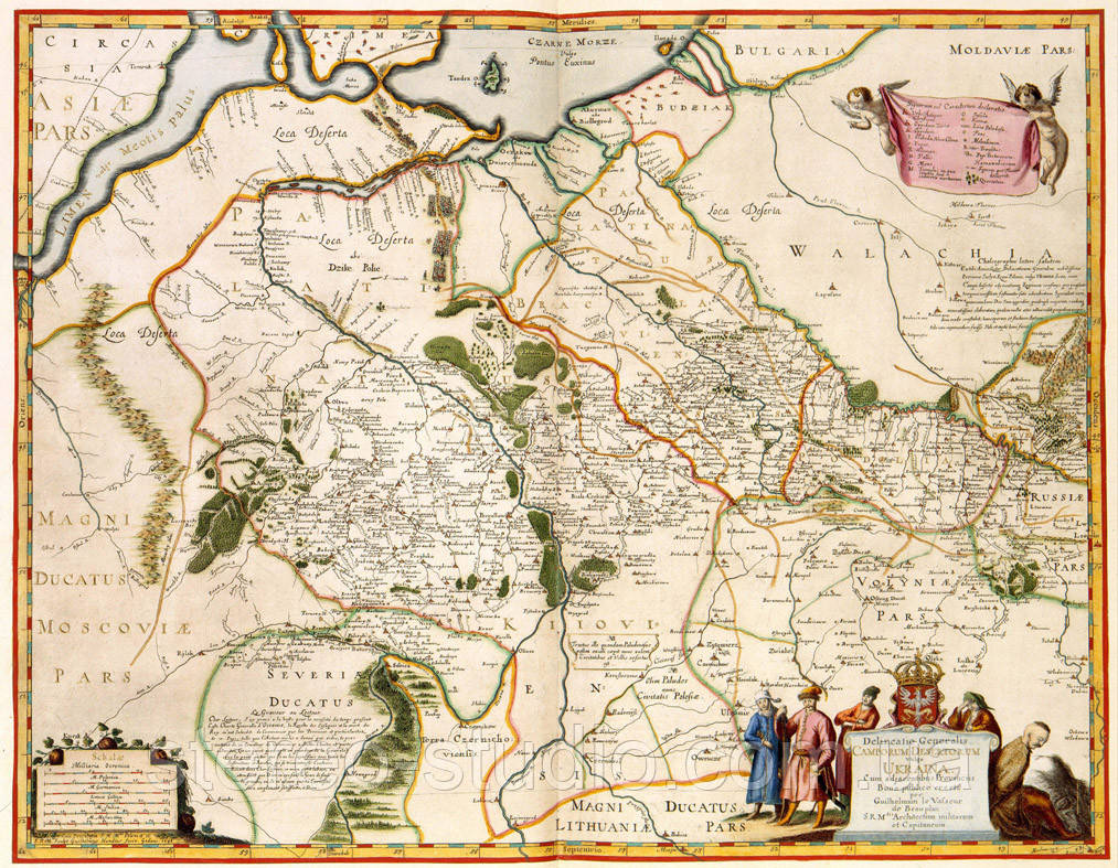 Карта украины 1648