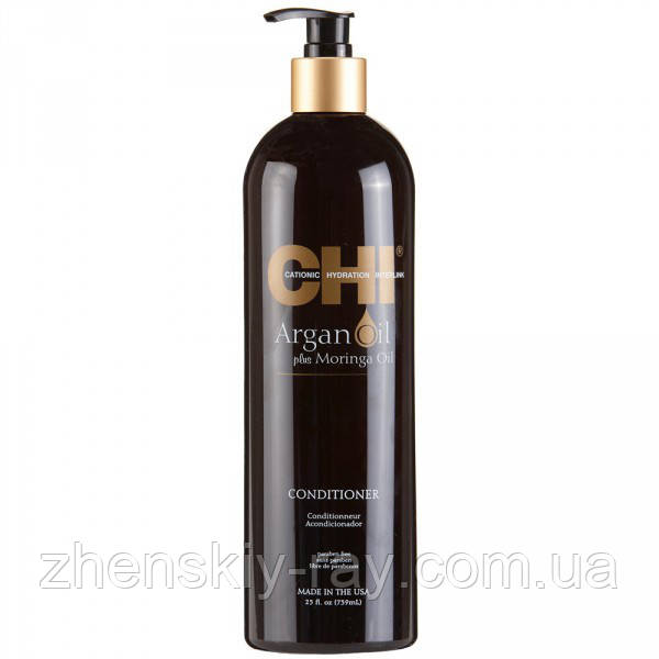 

Восстанавливающий кондиционер с аргановым маслом- CHI Argan Oil Conditioner 739 мл