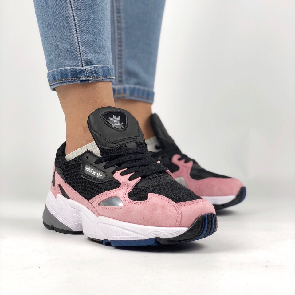 

Adidas Falcon Pink Black | кроссовки женские; розовые/черные; замшевые; адидас Разные цвета, 40, Новое