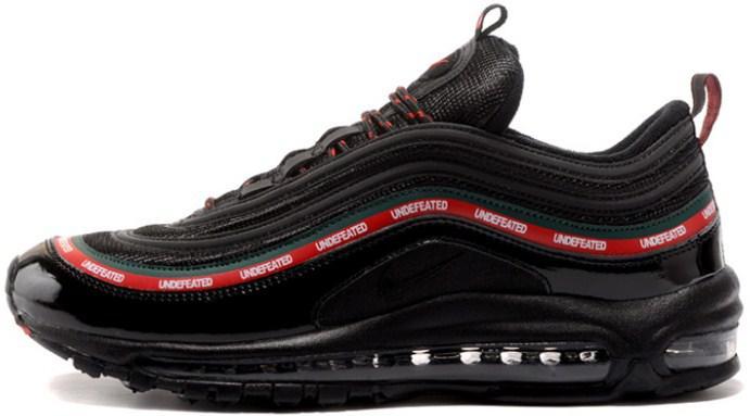 

Undefeated x Nike Air Max 97 OG Black | кроссовки мужские; черные; рефлектив, Черный