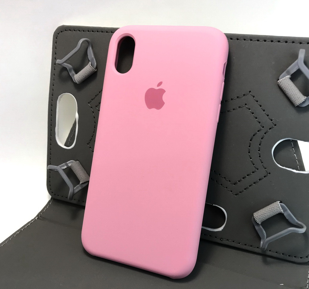 

Чехол на iPhone XR накладка бампер противоударный Original Soft Touch розовий, Розовый