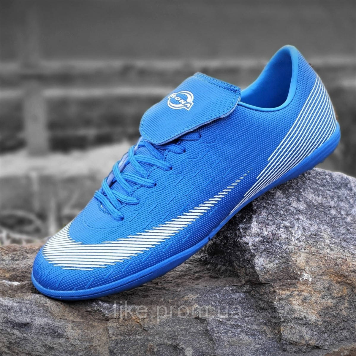 

Мужские сороконожки Mercurial, бампы, кроссовки для футбола синие, футбольная обувь, легкие (Код: Л1403), Синий