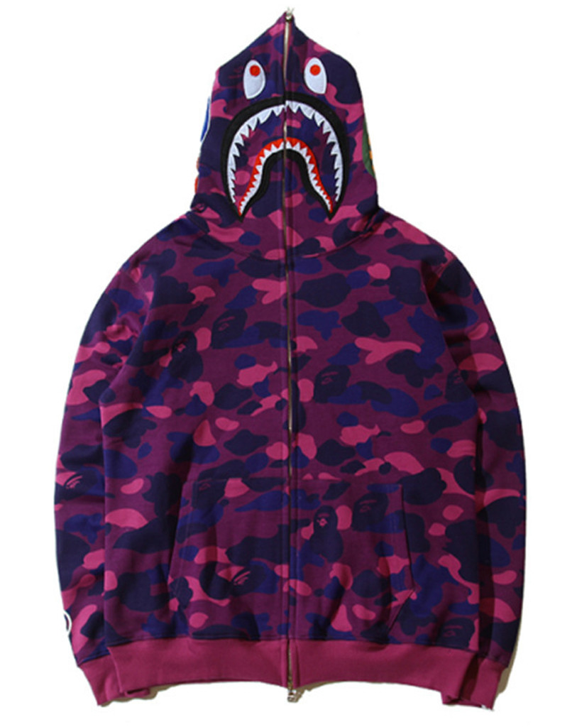 

Худи Bape (толстовка, кофта с капюшоном бейп мужская женская), Фиолетовый