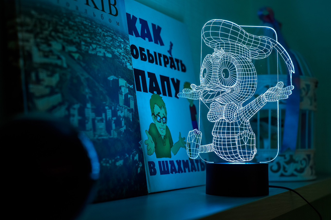 

Детский ночник - светильник "Утенок" 3DTOYSLAMP