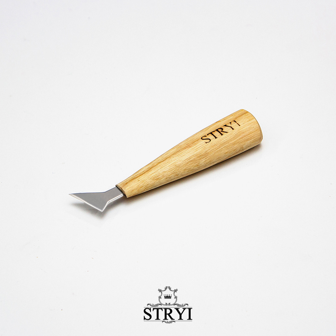 Стамеска нож-топорик для резьбы по дереву от производителя, 30 мм