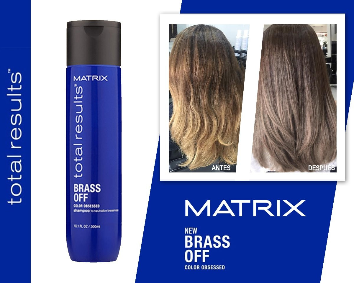 5. Matrix Total Results Brass Off Blue Toning Shampoo - wide 5