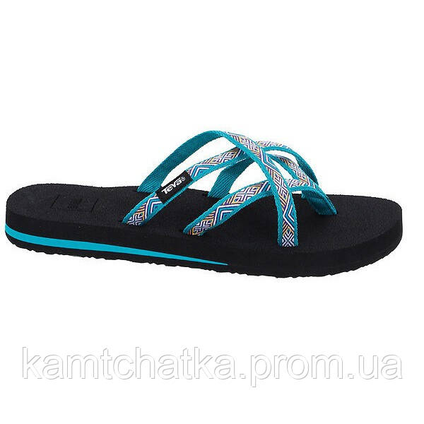 

Вьетнамки Teva Olowahu Wmn Himalaya Lapis Blue, 41 38, Isla Tropic Teal