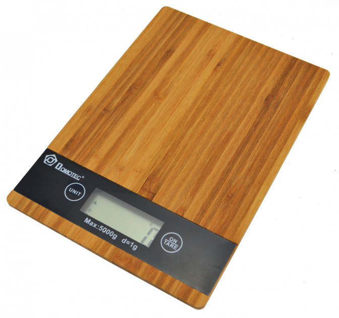 Деревянные кухонные весы Domotec MS-A компактные весы для кухни электронные весы сенсорная панель