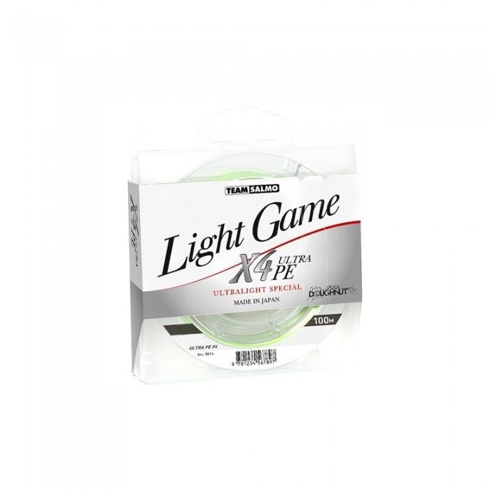 

Шнур рыболовный Team Salmo Light Game Fine Green X4 Ultrape 100 м / 0,06 мм / 2,65 кг (5014-006)