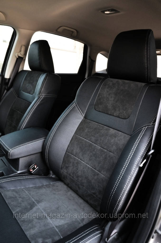 Чехлы на сиденья Leather Style для Hyundai ix35 2010- г. MW Brathers.
