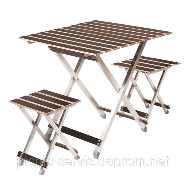 комплект стіл та стільці для пікніка природи кемпінгу походу