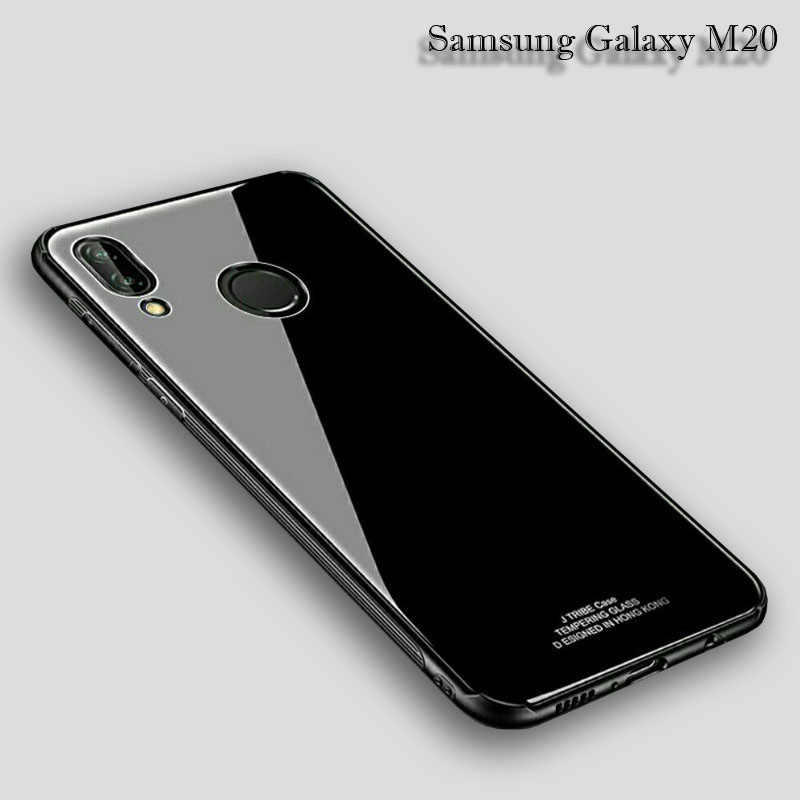 

TPU+Glass чехол Gradient для Samsung Galaxy M20 Черный