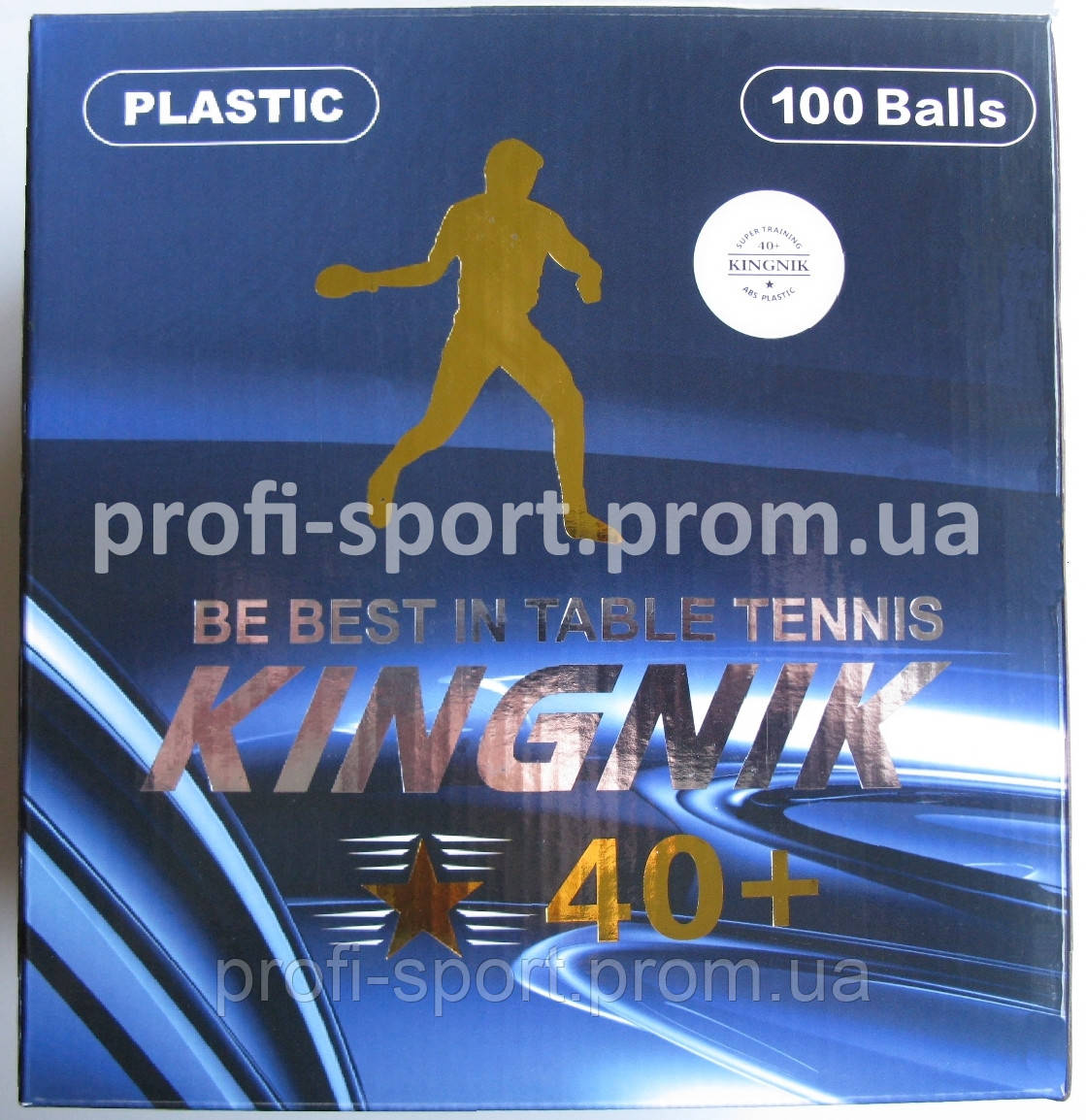 

Kingnik 40+ 1* 100 шт. пластиковые мячи настольный теннис