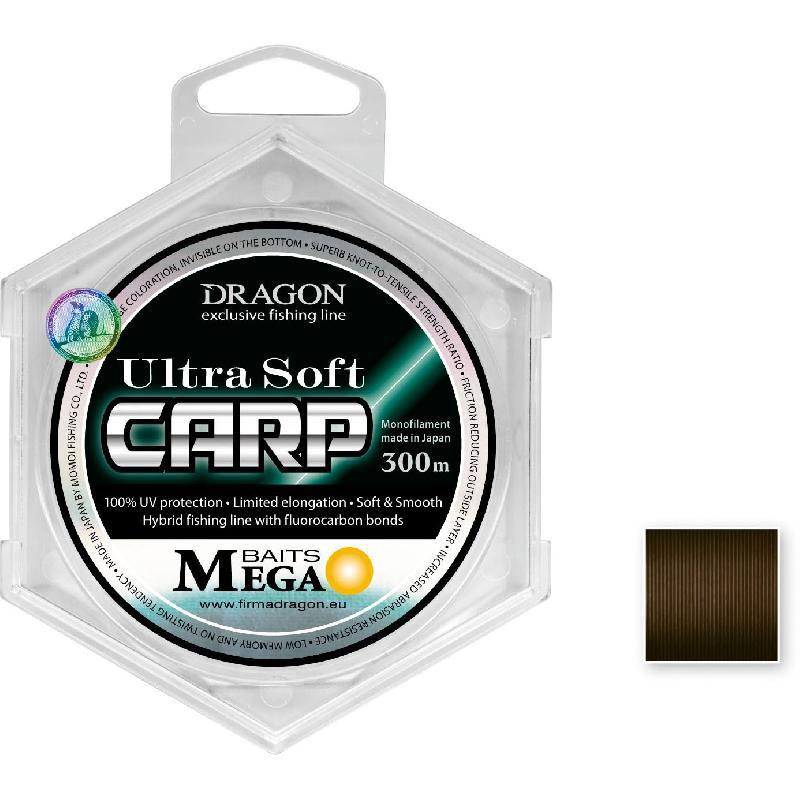 

Леска рыболовная Dragon Mega Baits Ultrasoft Carp 300м / 0,28мм / 6,8кг (TDC-30-24-128)