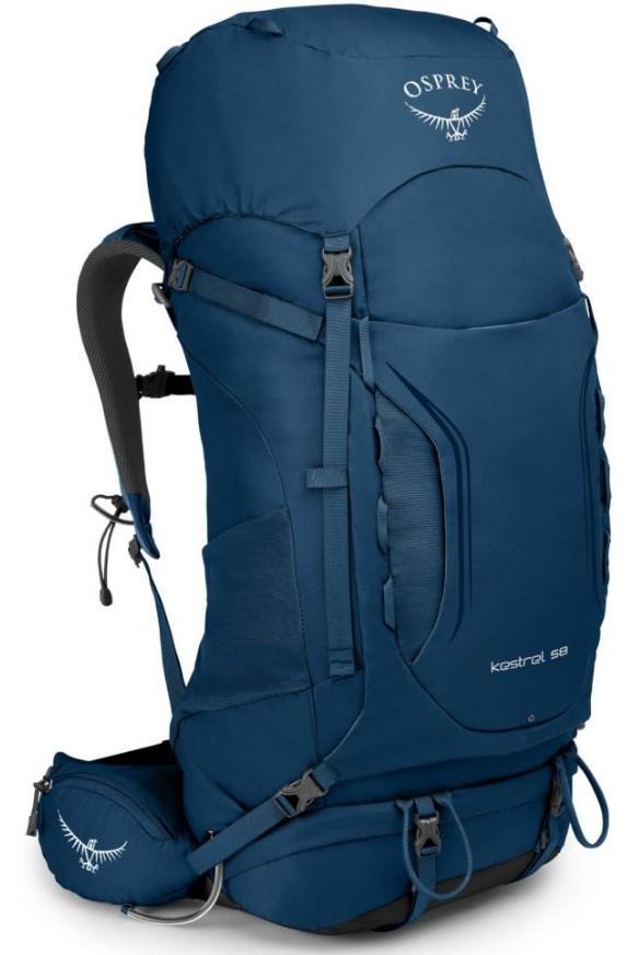 

Рюкзак Osprey Kestrel 58 Loch Blue - S/M 009.1858 на 56 л, синий