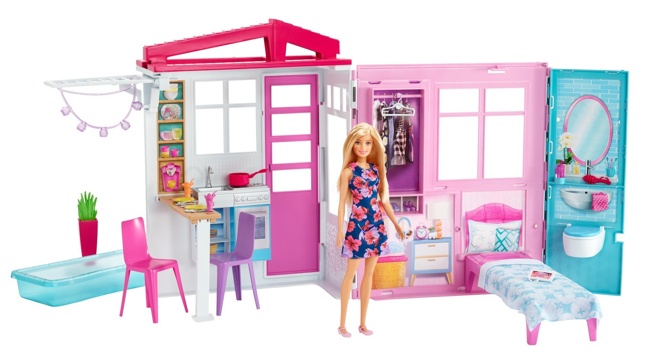 

Портативный домик Barbie с куклой (обновл.)