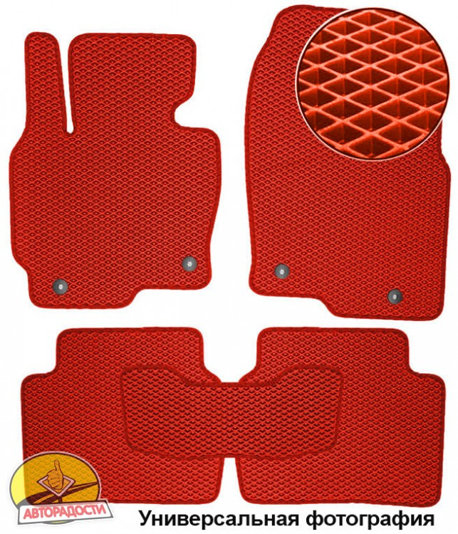

Коврики EVA в салон Mercedes Smart Fortwo 1998 - 2007, Красный