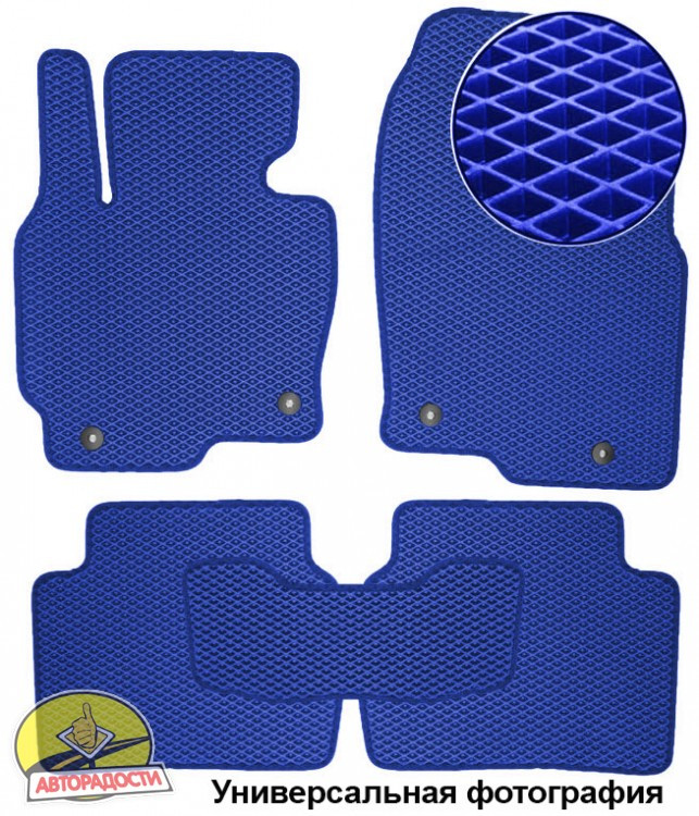 

Коврики EVA в салон Renault Megane 2 2002 - 2008, Синий