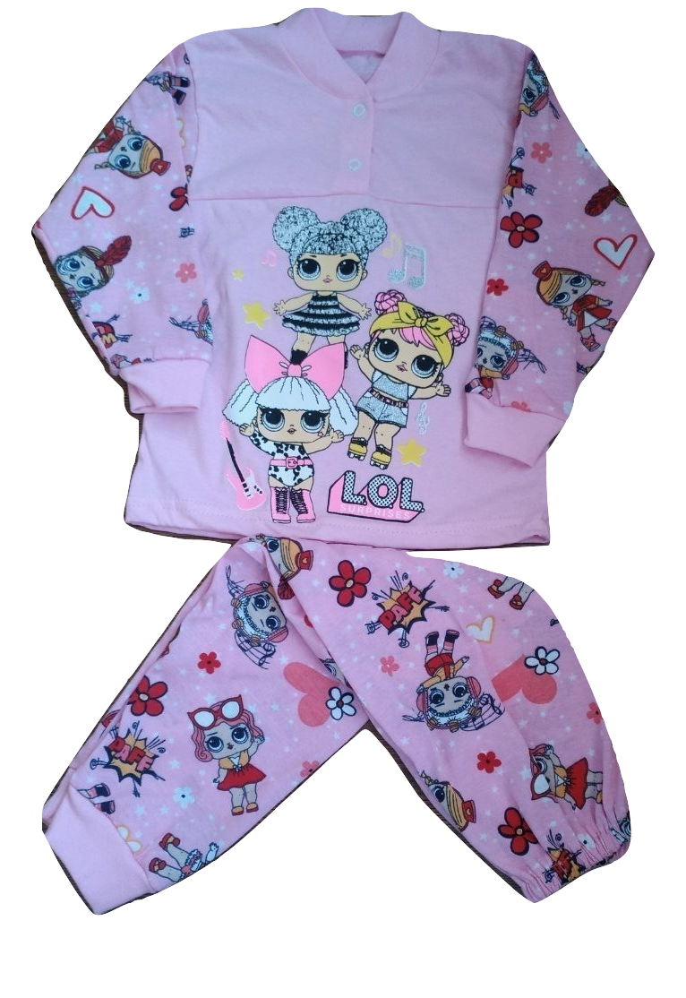 Пижама для девочки LOL 98, РозовыйНет в наличии