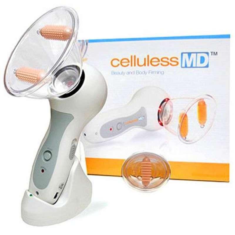 

Вакуумный антицеллюлитный роликовый массажер Celluless MD ручной, Белый