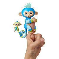 Інтерактивна гламурна мавпочка WowWee Fingerlings Біллі з міні-мавпочкою (W3540/3541)