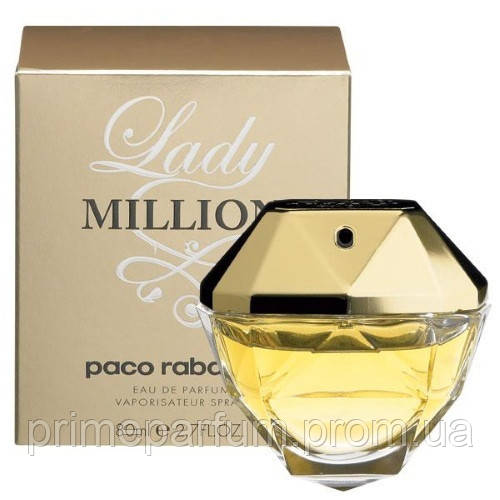 

Paco Rabanne Lady Million EDP 80 ml (мл) женские духи парфюм Пако Рабан Леди Миллион (реплика)
