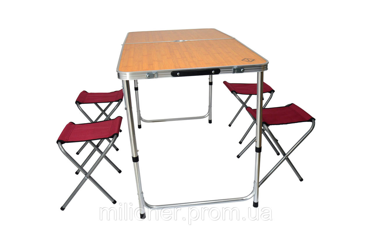 Раскладной стол для пикника со стульями Bonro модель D, фото 2