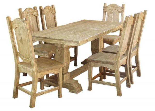 Гарнитур столовый стол и 6 стульев Жансак