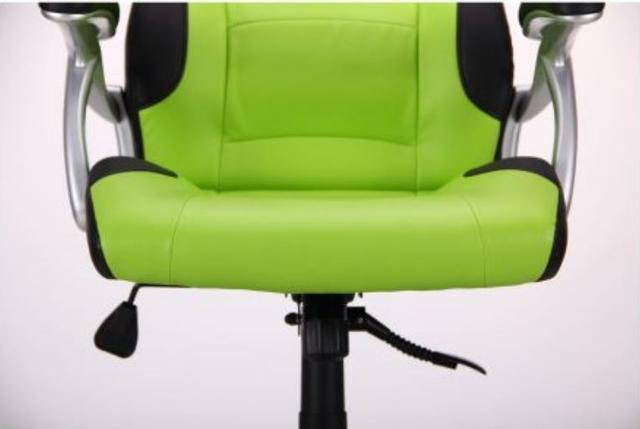 Кресло Форсаж №6 черный/зеленый (фото 6)