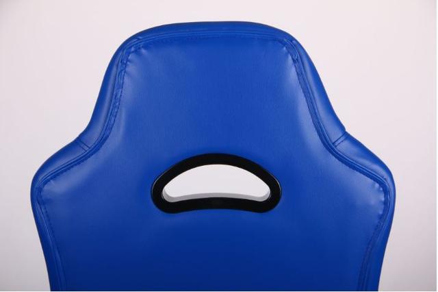 Кресло Форсаж №10 синий/белый (фото 9)