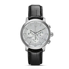 Оригінальні чоловічі наручні годинники BMW men's Chrono Wrist Watch Strap Black (80262365451)