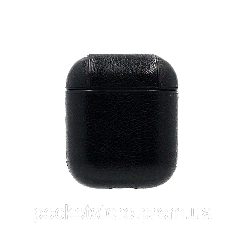 

Чохол для гарнітури AirPods Leather Black, Черный