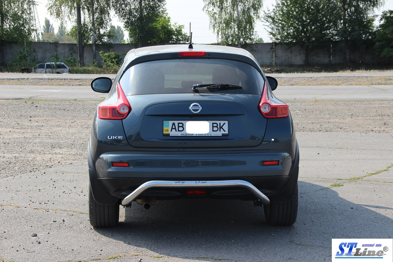 

Задняя дуга AK007 (нерж) Nissan Juke 2010+ гг., Серый