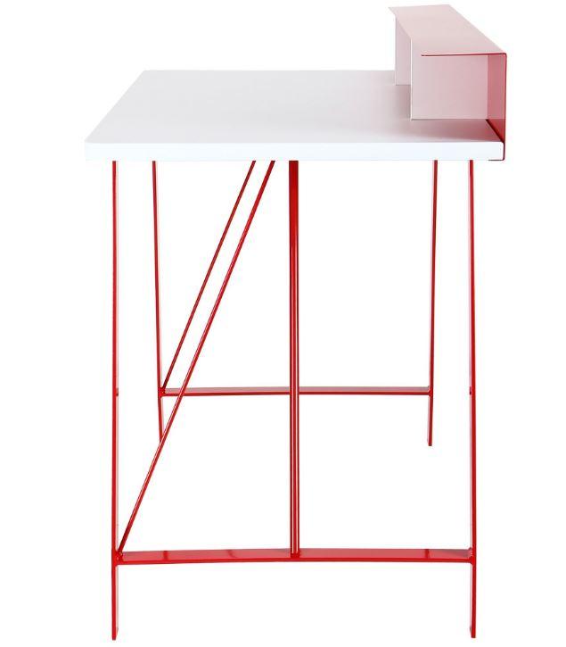 Компьютерный стол Mayakovsky красный/белый (фото 6)