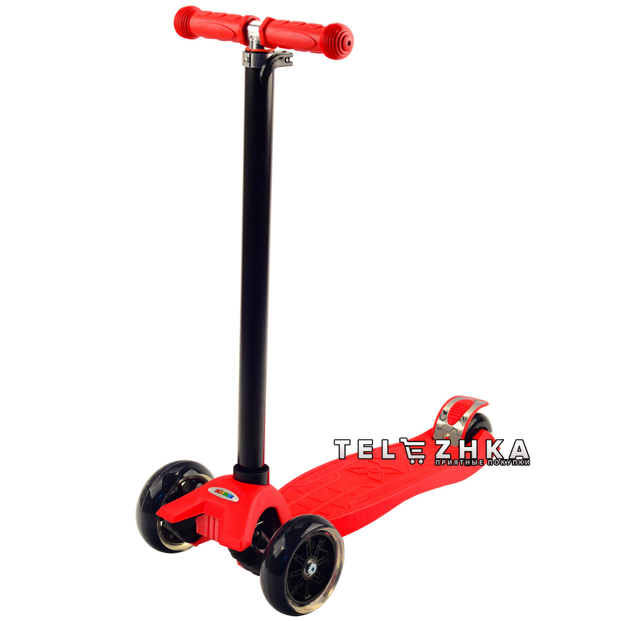 

Самокат детский ScooteX Scooter Maxi Juicy Plus красный